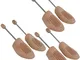 DELFA Set de 3 paia tendiscarpe in legno T. 40/41 con molla a spirale per ottima ritenzion...