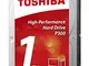 Toshiba 1 TB P300 7200 RPM 64 MB Cache SATA 6.0Gb/s 3.5 "Desktop Hard Disk Interno Vendita...