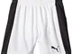 PUMA, Pantaloni Corti Sportivi con Slip Interno Bambino Pitch, Bianco (White-Black), 116 c...