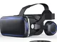 Occhiali VR 3D Visore Realtà Virtuale Occhiali [ Telecomando Bluetooth ] Headset Virtual R...