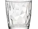 Rocco Bormioli Diamond 39 cl, Vetro, Bicchieri, Trasparente, Cofezione da 6 pezzi
