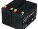 akku-net Batteria Ricaricabile di Ricambio per USV APC Back-ups RS 1500, 12V, Lead-Acid