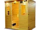 Sauna infrarossi completa di riscaldatori in Ceramica tipo C Giada Dimensioni: 180×120X190...