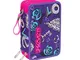 ASTUCCIO scuola SEVEN - KEYS - 3 scomparti - Viola - pennarelli matite gomma ecc.