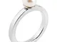 Brosway - BONTA' - Anello TRING mis.18 acciaio e perla swarovski BTGC42D