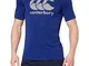 Canterbury, VapoDri Large Logo Training, Maglietta da Rugby, Uomo, Blu (Royal), L