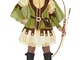 Ciao-Robin Lady costume travestimento bambina (Taglia 9-11 anni), Verde, bianco, 26327.9-1...