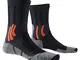 X-Socks Trek Dual Socks Socks, Unisex – Adulto, Granite Grey/Bonfire Orange, 42-44