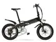 LANKELEISI G660 48V10Ah Batteria Nascosta ad Alta Potenza da 20"Bicicletta da Montagna ele...