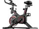 GTYHJUIK Cyclette Fitness, Bici da Spinning, Cyclette per Allenamento Casa, Volano 6 kg, R...