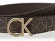 Calvin Klein CK Belt 3cm Cintura, Marrone (Brown Mono 0hd), 3 (Taglia Produttore: 75) Donn...