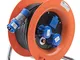 Rosi 4021 AVVOLGICAVO Industriale, Arancio/Blu