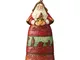 Jim Shore Heartwood Creek Sospensione Babbo Natale con 12 Giorni di Natale, 11.5 cm