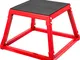 VEVOR Plyometric Boxes 30.5cm Plyometric Platform Jump Box Workout Platform Plyo Box Eserc...