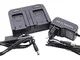 Caricabatterie doppio VHBW incluso Adattatore da Auto per Batteria JVC BN-VF808, BN-VF808U...