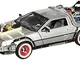 Welly- Back to The 3 Delorean Ritorno al Futuro III Modelino, 1:24, Colore Argento, 327697...