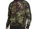 Nike Jordan Felpa da Uomo con Cappuccio Full Zip Jumpman Classics Camo Taglia L cod CV6214...