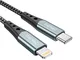 GIANAC Cavo USB C Lightning 0.5M, Cavo iPhone Tipo C [Certificato MFi] Power Delivery Cari...