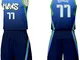 Tuta da Basket da Uomo Dallas Mavericks No.77 Luka Doncic Maglia da Basket Senza Maniche A...