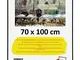 3B Poster - 70x100 cm (B1) (ca. 27,5x39,5") – Black - Plastic Poster Frame with styrene Gl...