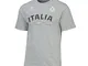 Errea T-Shirt ufficiale della Nazionale Italiana Volley, colore Grigio Melange (XS)