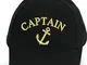 4sold capitano berretto cap Captain Cabin Boy Crew Berretto da baseball iscrizione scritta...