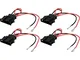 Sound-Way 4X Cavi Adattatori Spina per Casse Auto Autoradio Compatibile con Seat, Volkswag...