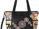 Desigual Bag Guernica Maxton, Borsa a Cartella Donna, Nero (Nero), 24.5x13x29 centimeters...