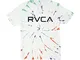 RVCA Tie Dye - Maglietta a maniche corte -  Rosso -  S