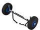 SUPROD SUP-Trolley, Ruote Stand Up Paddle Board, UP260, Acciaio Inossidabile, Nero/Blu