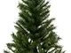 Amazon Basics - Albero di Natale artificiale, 170 estremità di rami con supporto di plasti...