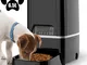 Gohiking Erogatore Cibo Automatico per Cani e Gatti 6,5L, Dispenser Automatico per Cibo co...