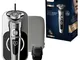 Philips Shaver Serie 9000 Prestige, Rasoio Elettrico Wet&Dry con SkinIQ (modello SP9861/16...