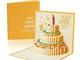 Biglietto di Auguri 3D Pop-up per Compleanno, Gr8ware Biglietti di Auguri di Compleanno, B...