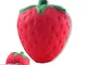 isicatar 8 * 5cm Stress Relief Squishy Fragola Giocattolo Divertente, decompressione, Ansi...