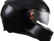 AGV Casco integrale K-3 SV SOLID PLK MS Nero Lucido