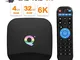 Sidiwen Android 9.0 TV BOX Q Plus 4 GB RAM 32 GB ROM H6 Quad Core 64 Bit CPU WIFI 2.4G Eth...