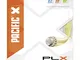 Pacific Plx (Power) Line 12,2 m, Colore: Bianco, Set di Corde 1,28 mm