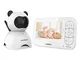 ANNEW Baby Monitor 5" LCD Wireless Digitale Videocamera Audio Bidirezionale Babyphone Visi...