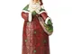 Jim Shore Heartwood Creek Babbo Natale con Borsa, 19 cm