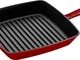 Staub 40501-110-0 Grill Pans Bistecchiera Americana in Ghisa, 26 x 26 cm