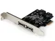 StarTech.com Scheda Controller eSATA PCI Express SATA 6 Gbps a 2 Porte, Scheda PCIe SATA I...