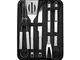 Haplws Set di Strumenti per Barbecue Set di Utensili per Barbecue in Acciaio Inossidabile...