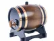 Yao 1,5-10L Fusto da Barile di Vino in Legno di Quercia Vintage in Legno per Birra Whisky...