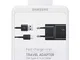 SAMSUNG Caricabatterie Fast EP-TA20EBEC Nero Originale Carica Veloce per A8, Note 9, S8 S9...