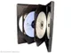 50 Custodie multiple Mediarange BOX16 187mm DVD 6 posti NERA con 2 inserti
