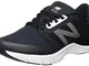 New Balance 715v3, Cross Trainer Donna, Black, 36 EU Wide