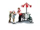 LEMAX VENDITORE DI GELATI - GELATO CART, SET OF 4 COD 32139