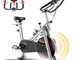 Cyclette Casa Cyclette Indoor con Volano 18kg, APP Bluetooth|LCD Schermo|Sella e Manubrio...