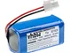 vhbw batteria sostituisce Zaco 501929 per aspirapolvere home cleaner (2600mAh, 14.8V, Li-I...